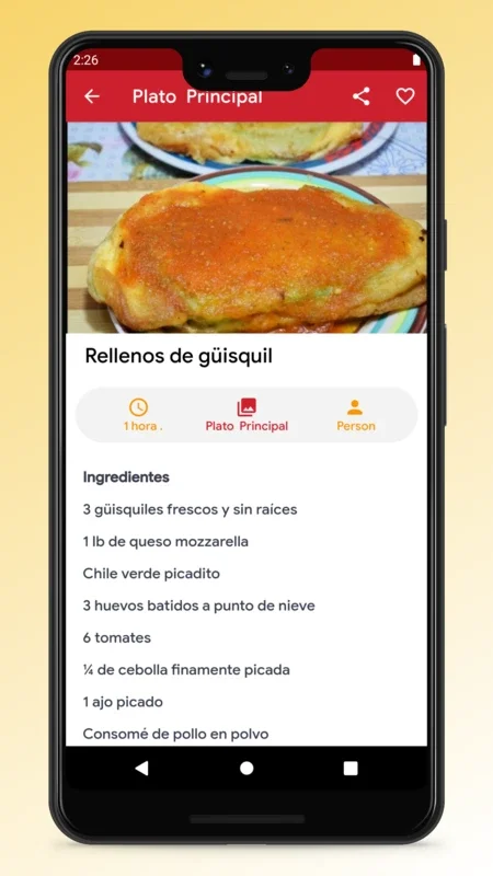 Salvadoran Recipes - Food App for Android