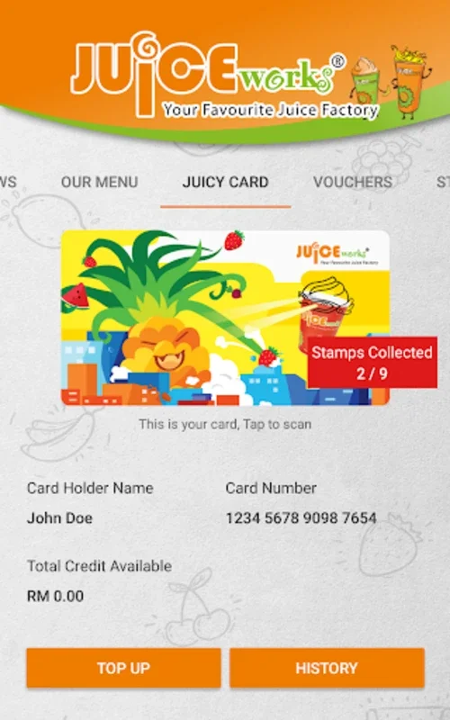 JuiceWorks for Android: A Refreshing Loyalty App