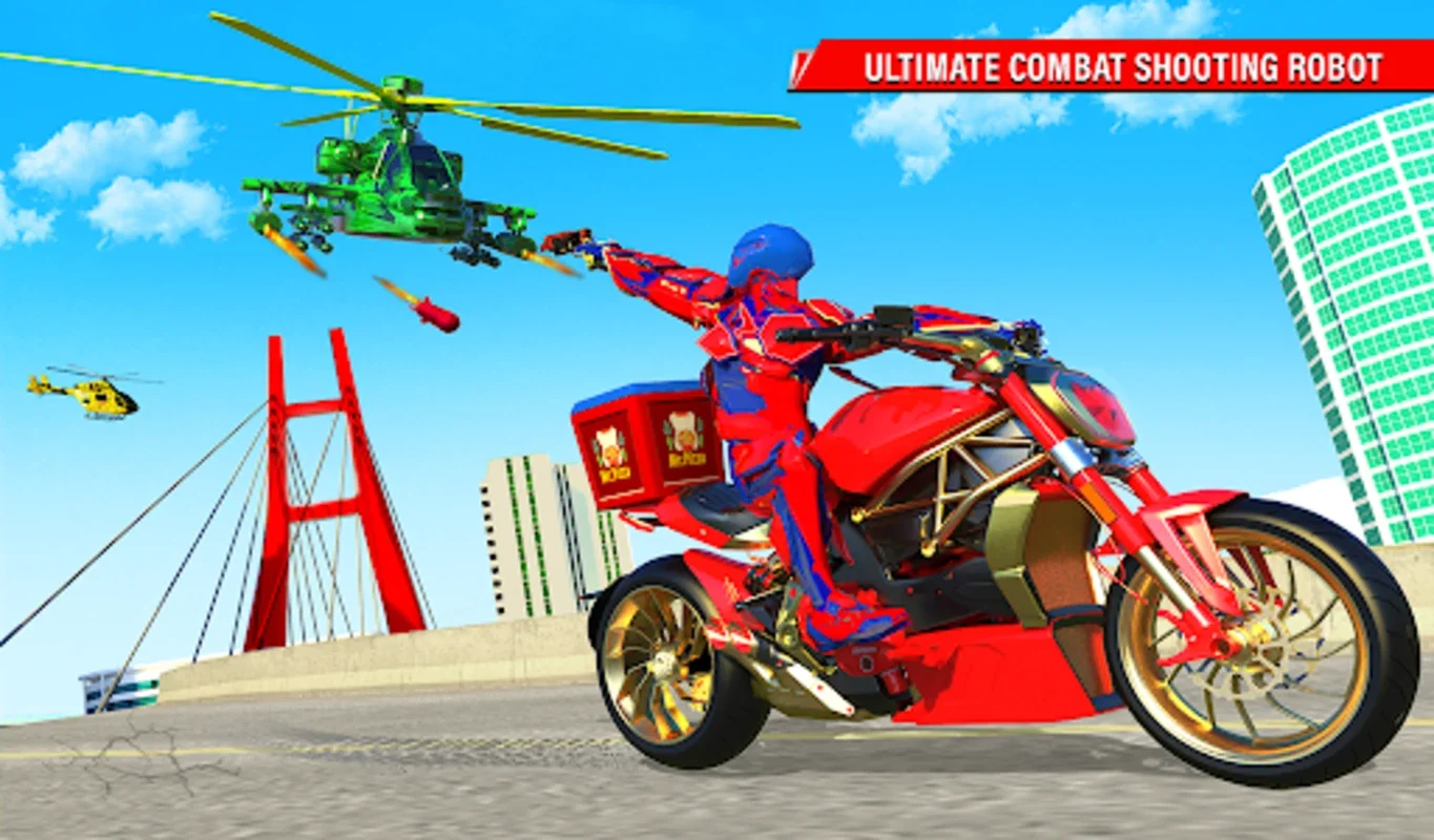 Superhero Bike Delivery Taxi for Android - No Downloading Needed