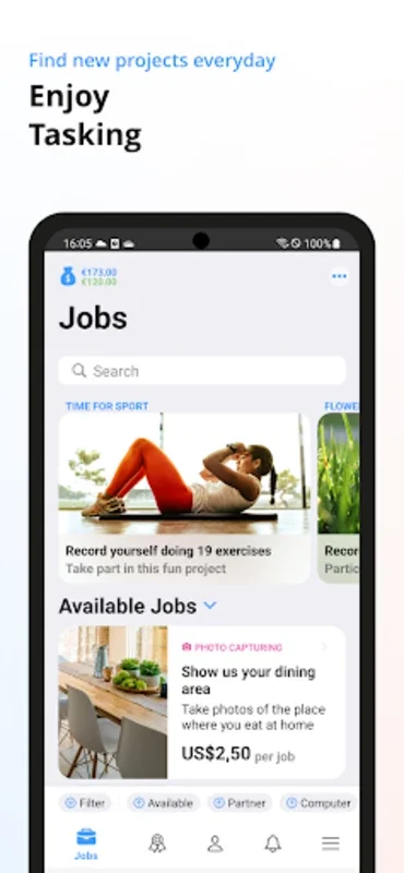 Clickworker for Android: Earn Money with Flexible Micro - Jobs