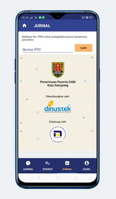 PPD Kota Semarang 2020 for Android - Track School Admissions