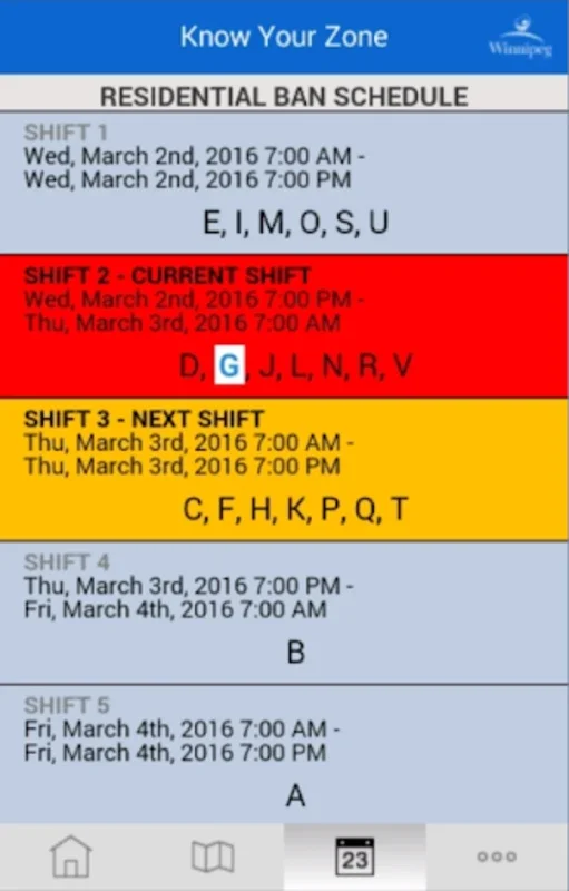 Winnipeg - Know Your Zone for Android - Stay Informed About Snow Zones