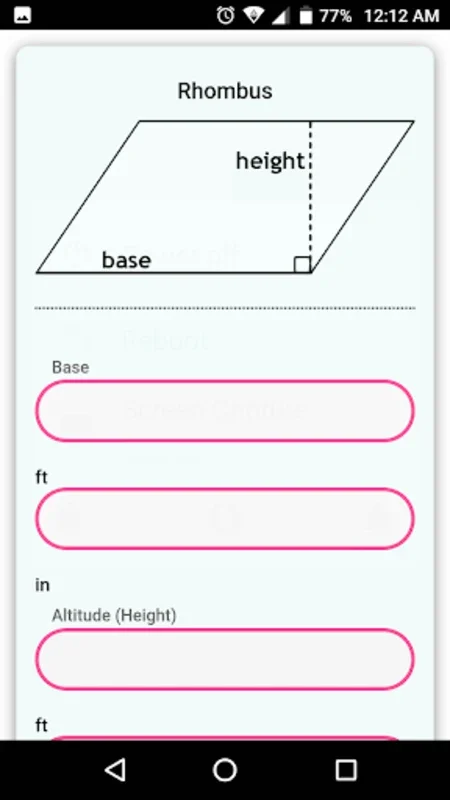 Area Calculator for Android - Accurate Geometric Computations