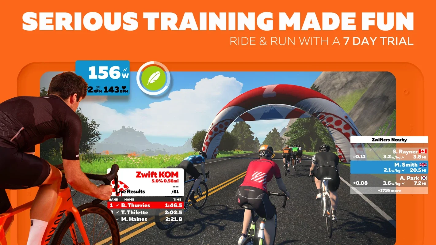 Zwift for Android - Transform Your Home Sports