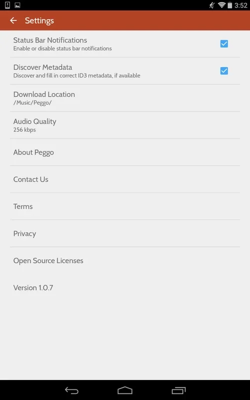 Peggo - YouTube to MP3 Converter for Android