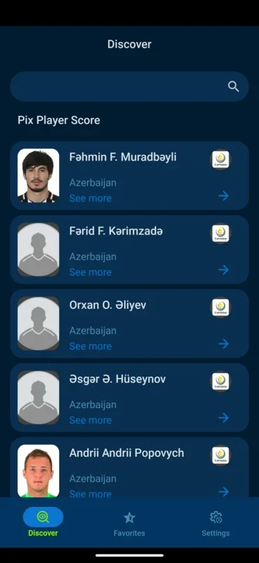 Pix Player Score for Android: Explore Football Player Stats