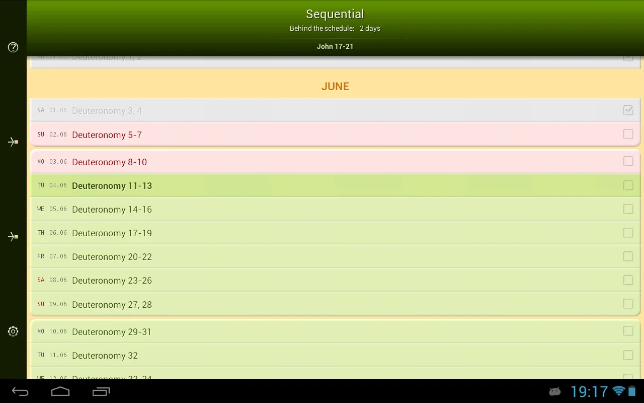 Bible Reading Schedule for Android - Enhance Your Spiritual Readings