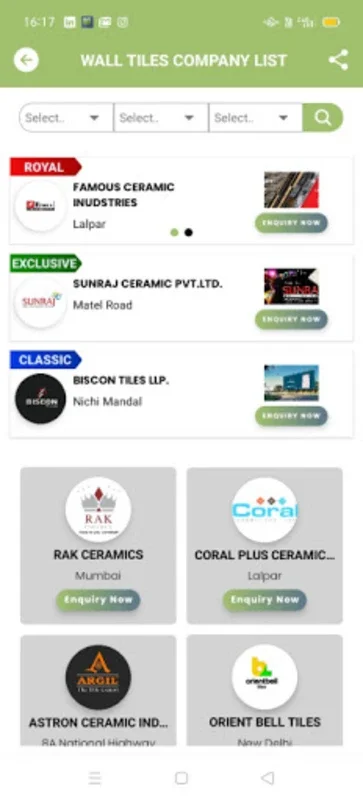 Gujarat Tiles Info for Android - A Comprehensive Ceramic Industry Tool