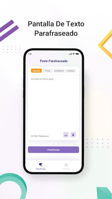 Parafrasear Textos for Android - A Versatile Text Rephraser