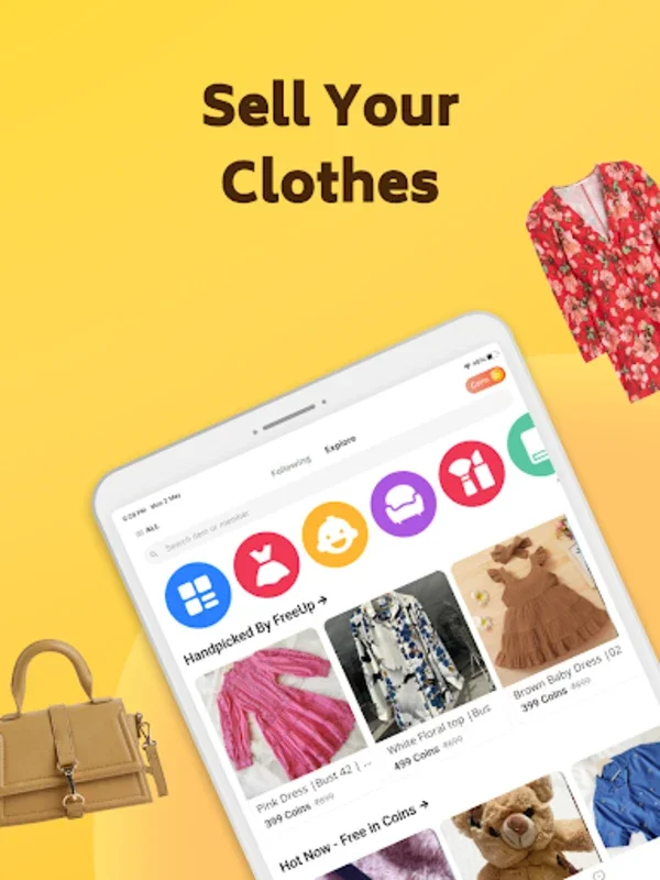 FreeUp for Android: Sustainable Shopping & Saving