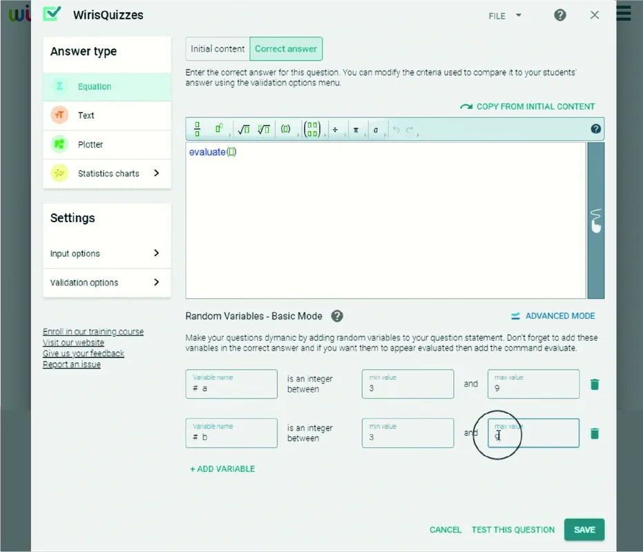 WirisQuizzes for Windows - A Powerful Math Evaluation Tool