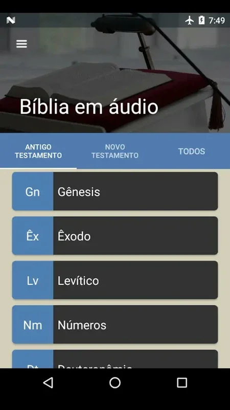 Biblia em audio Beta for Android: Immerse in Bible Passages