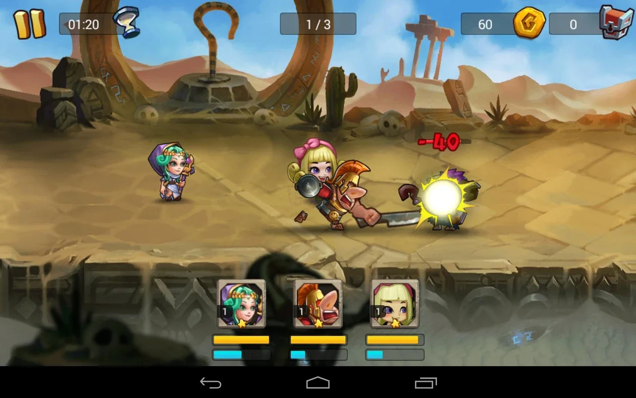 Gods Rush for Android: Lead Heroes and Gods in Battles