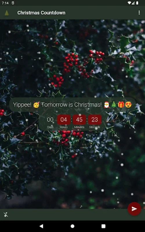 Christmas Countdown for Android: Dynamic Festive Experience