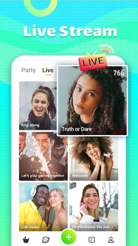 Qwick live for Android - Connect and Entertain