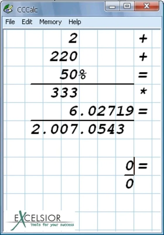 CCCalc: The Unique Handwritten Calculator for Windows