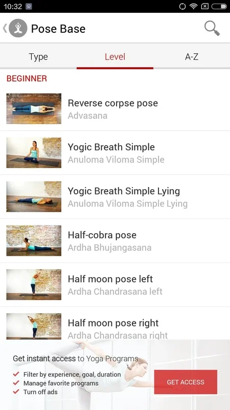 Yoga.com for Android - Access a Personal Yoga Instructor