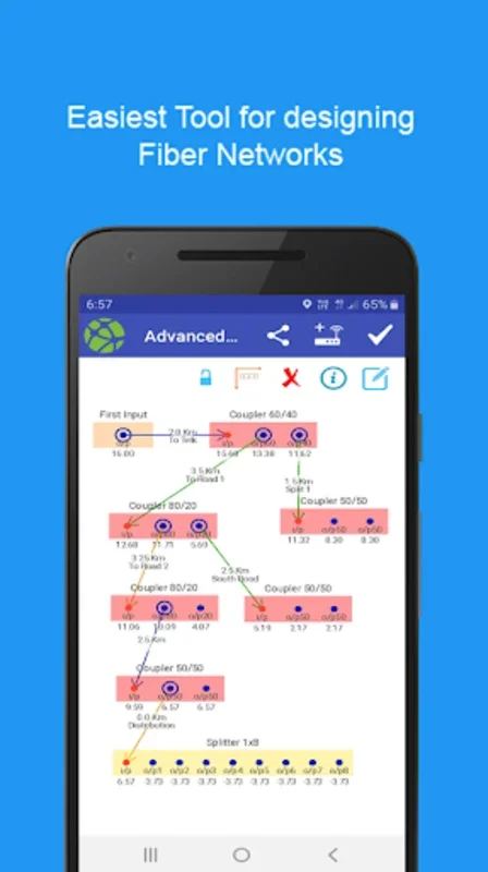 Network Map - GIS for Android: Streamlined Fiber Network Management