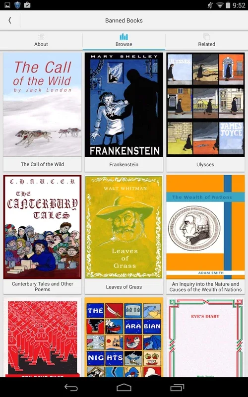 My Books on Android: A Vast Collection of Classics