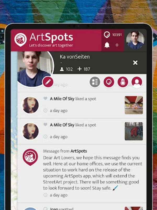 ArtSpots - Explore & Share Art on Android