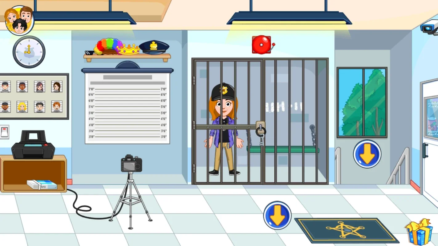 My City : Cops and Robbers for Android - Play in a Fun Police Station