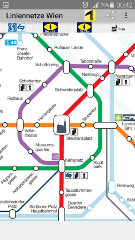 LineNetwork Vienna for Android - Seamless City Navigation