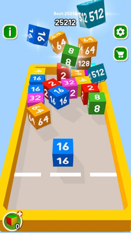 Casual games - 2048 3d merge for Android - No Download Needed