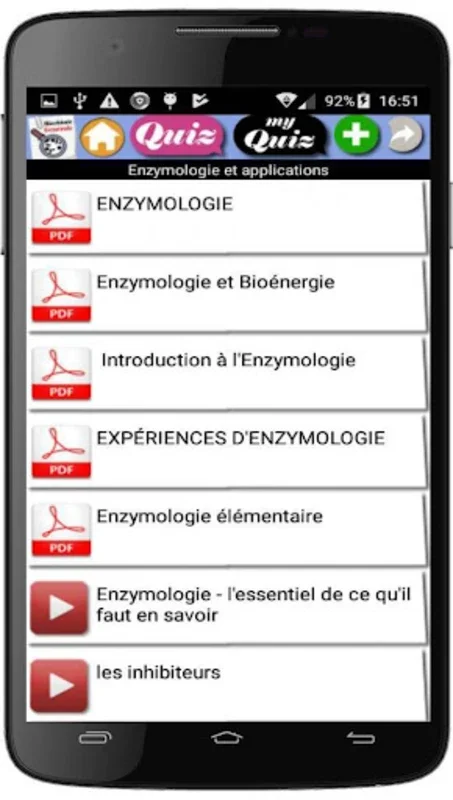 Cours Biochimie Generale for Android: Comprehensive Learning