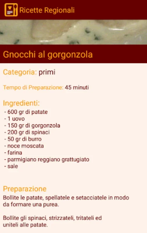 Ricette Regionali for Android: Explore Italian Culinary Heritage