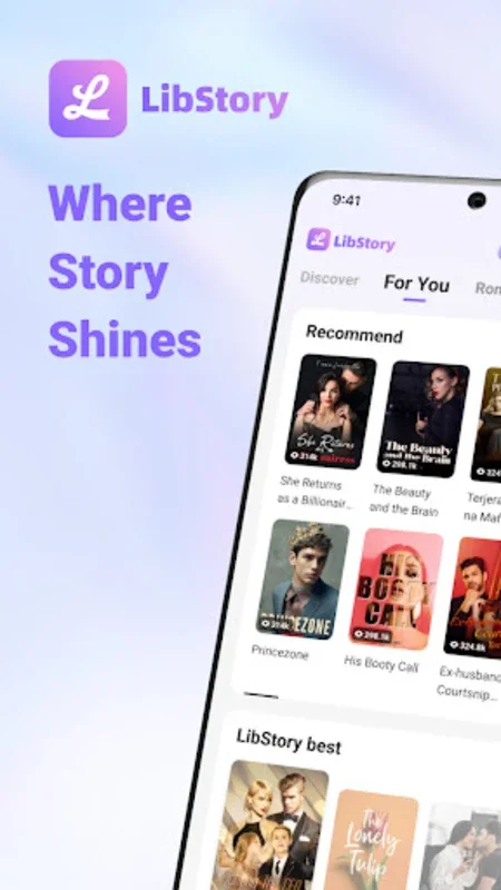 Libstory for Android - Unparalleled Reading Experience