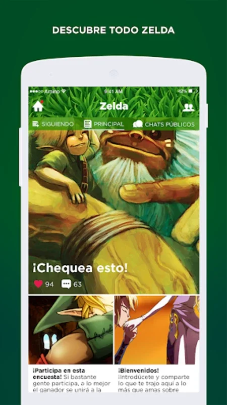 Amino para Zelda En Español for Android - Engaging Zelda Community