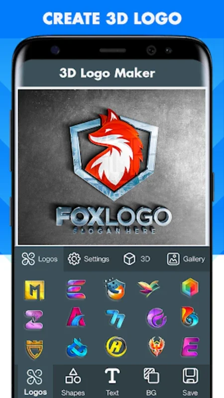 3D Logo Maker for Android - Create Professional Logos Easily