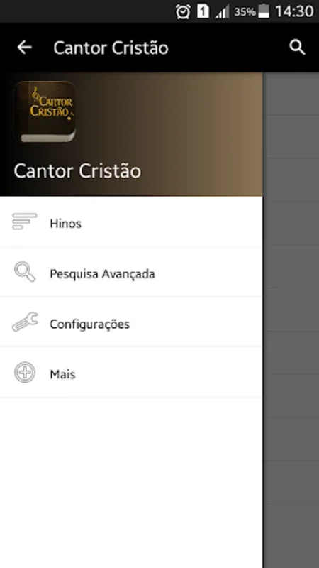 Cantor Cristão for Android - Seamless Hymn Access