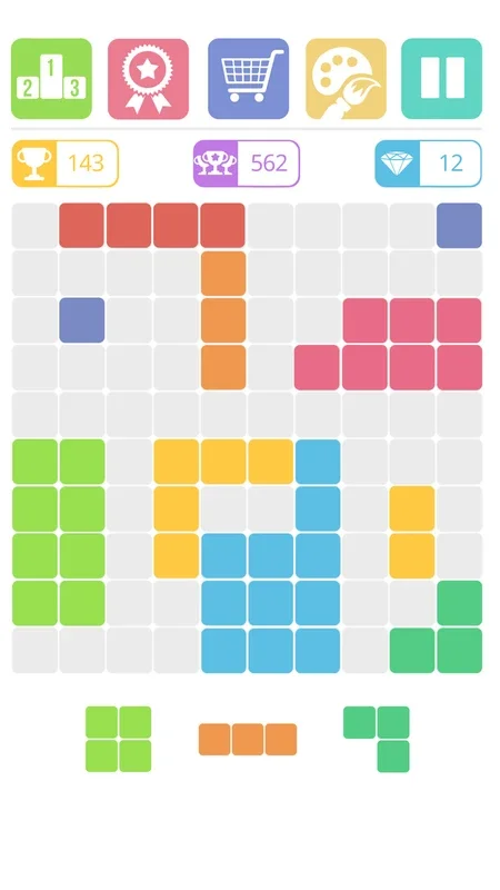 10x10 fill the grid! for Android - Play and Have Fun!