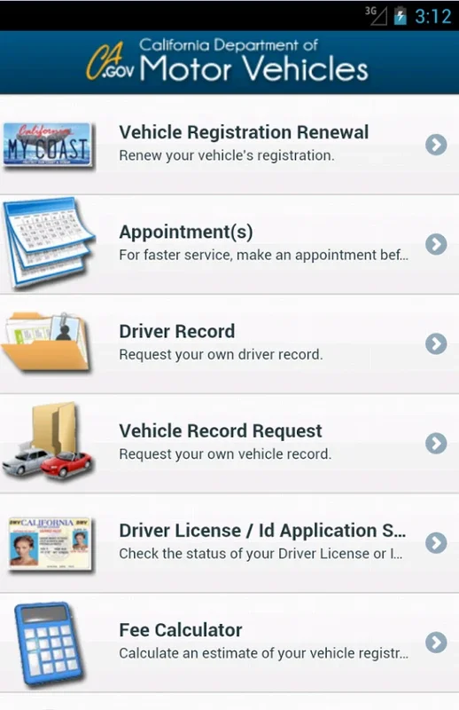 DMV NOW for Android - Simplify DMV Services