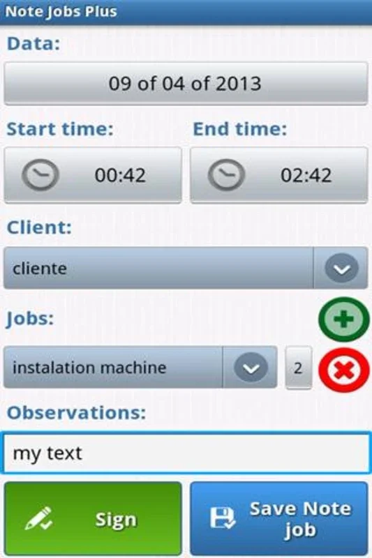 Signed Jobs Management for Android: Streamline Job Management