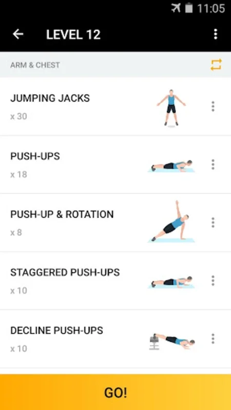 Home Workout for Men for Android - Build Muscle & Burn Fat