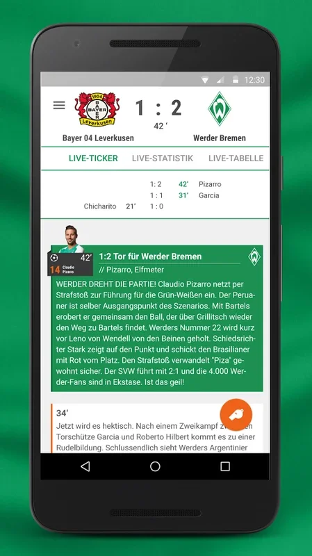 SV Werder App for Android - Official Fan Experience