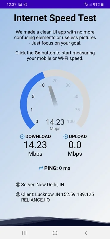 Internet Speed Test for Android - Accurate Connection Assessment