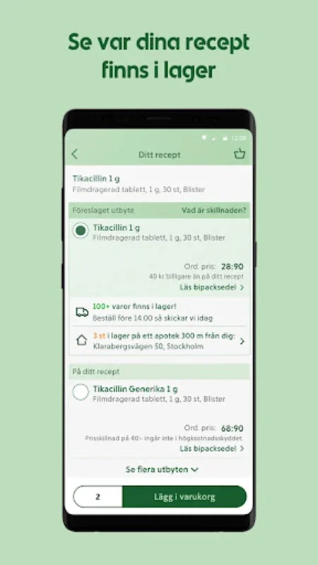 Apotek Hjärtat for Android - Manage Prescriptions Securely