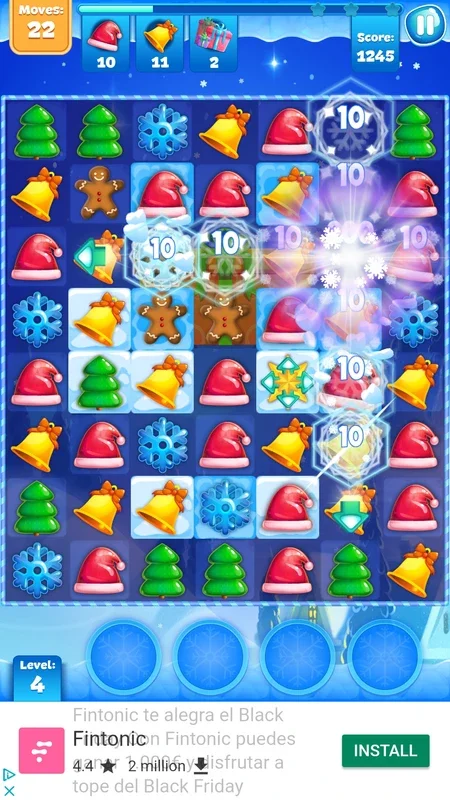 Christmas Sweeper 3 for Android - Fun Match-3 Game