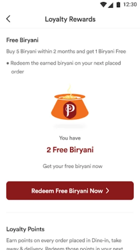 Paradise Biryani Order Online for Android - No Downloading Needed