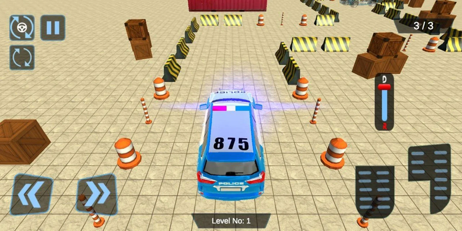 Police Spooky Jeep Stunt Parking 3D 2 for Android: Police Vehicle Missions