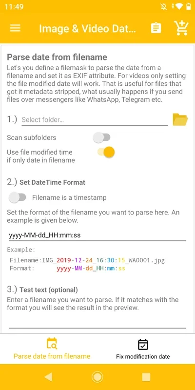 Image & Video Date Fixer for Android: Manage Media Dates