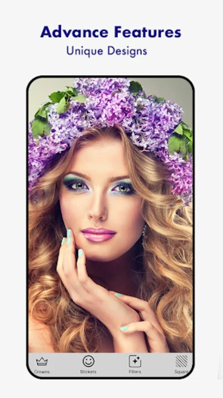 Wedding Flower Crown Photo for Android - Enhance Photos with Elegance