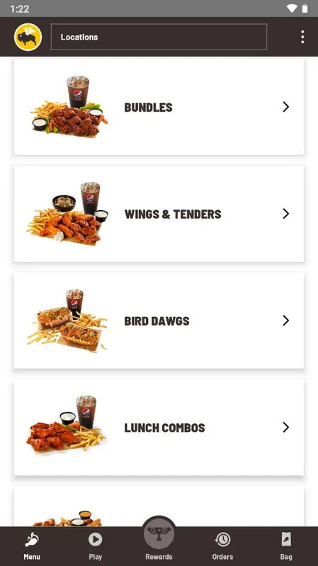 Buffalo Wild Wings for Android - Discover Delicious Wings