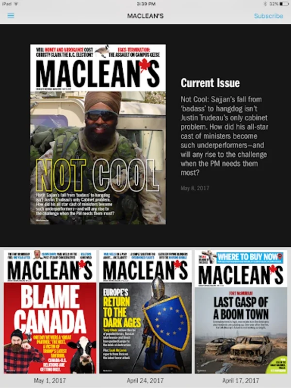 Macleans for Android: Comprehensive Canadian News App