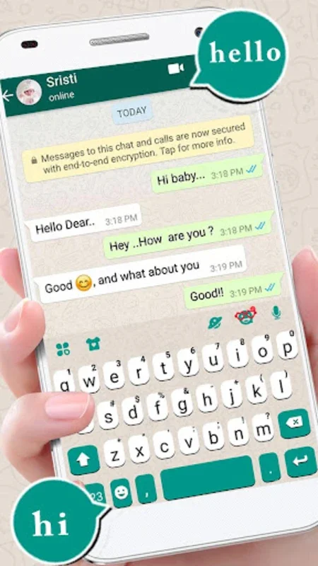 SMS Messenger Keyboard for Android - Enhanced Chatting Experience