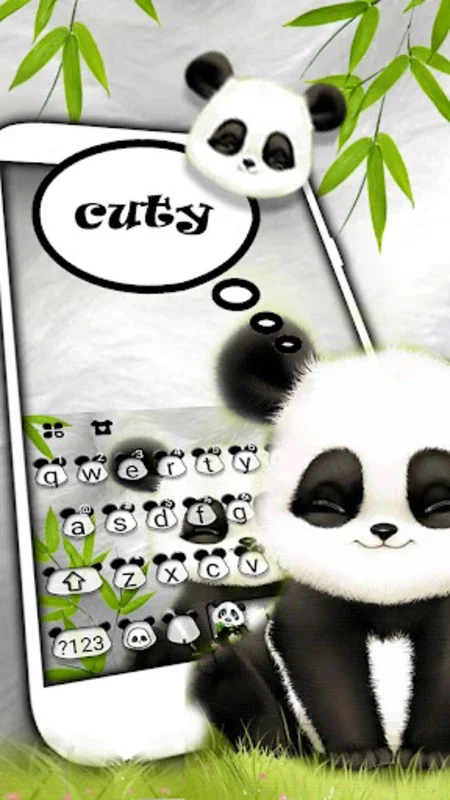 Baby Panda Keyboard for Android - Customize Your Typing