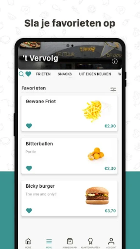 ‘t Vervolg for Android: Effortless Snack Ordering with Exclusive Deals